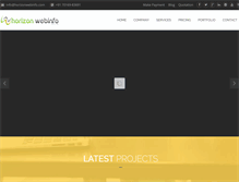 Tablet Screenshot of horizonwebinfo.com